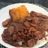 Red beans and rice.